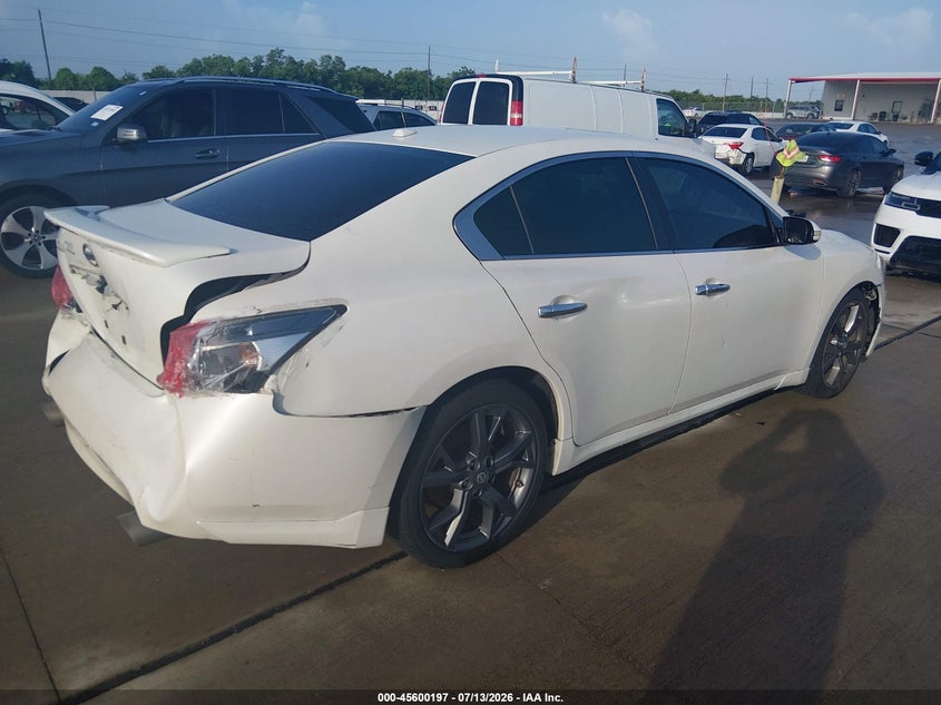 2014 Nissan Maxima VIN 1N4AA5AP4EC487094 IAAI salvage auction — NORMAL WEAR, Original (Texas), sold $1,000 on 2026-07-31 (photo 4)