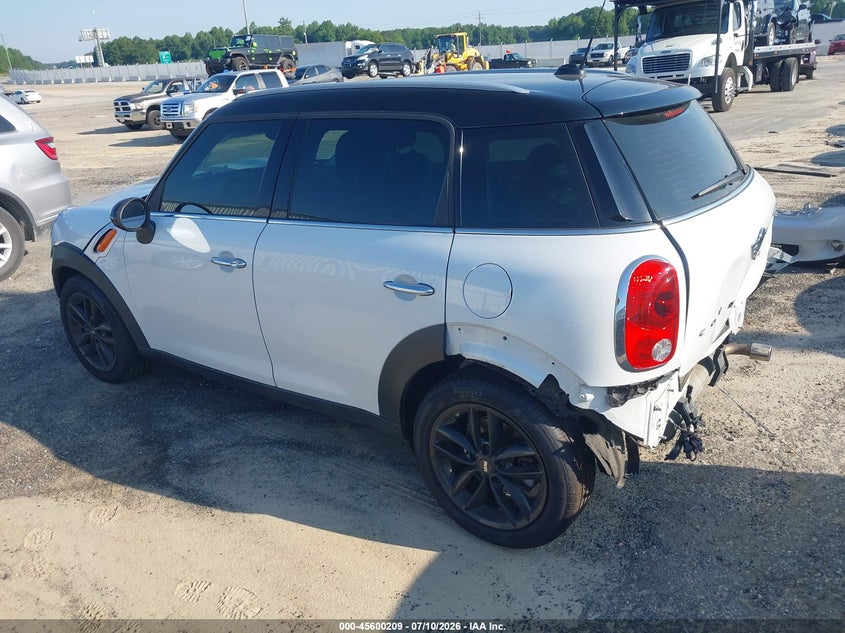 2014 Mini Countryman VIN WMWZB3C53EWR39025 IAAI salvage auction — FRONT & REAR, Salvage Title, sold $775 on 2026-08-05 (photo 3)