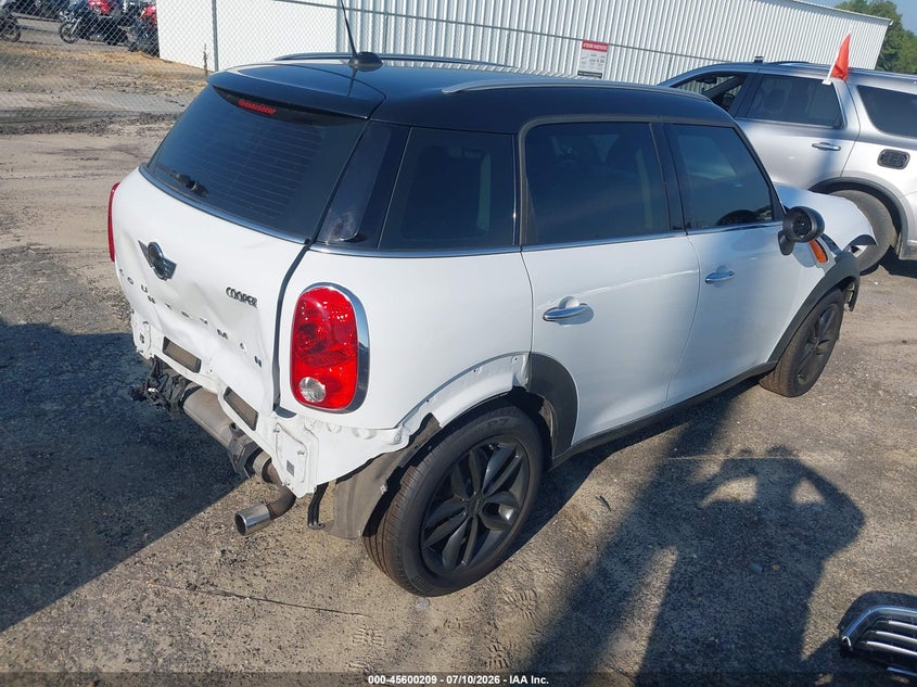 2014 Mini Countryman VIN WMWZB3C53EWR39025 IAAI salvage auction — FRONT & REAR, Salvage Title, sold $775 on 2026-08-05 (photo 4)