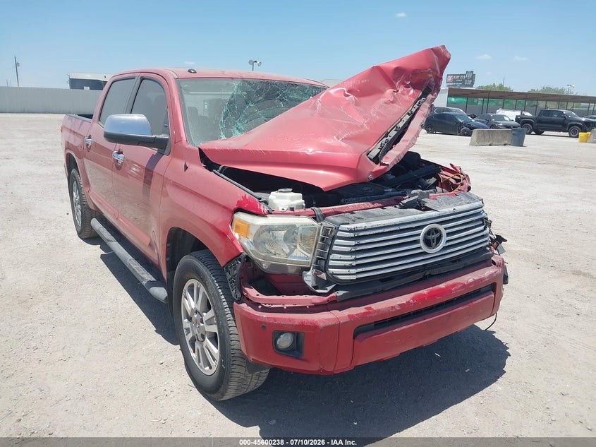 2014 Toyota Tundra VIN 5TFGY5F16EX147894 IAAI salvage auction — FRONT END, Salvage (Texas), sold $6,800 on 2026-07-29 (photo 1)