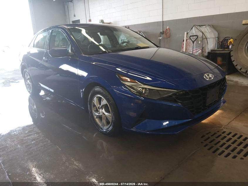 2021 Hyundai Elantra VIN 5NPLL4AG2MH046560 IAAI salvage auction — REAR END, Sf97 (New York), sold $6,125 on 2026-08-20 (photo 1)