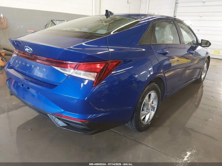 2021 Hyundai Elantra VIN 5NPLL4AG2MH046560 IAAI salvage auction — REAR END, Sf97 (New York), sold $6,125 on 2026-08-20 (photo 4)