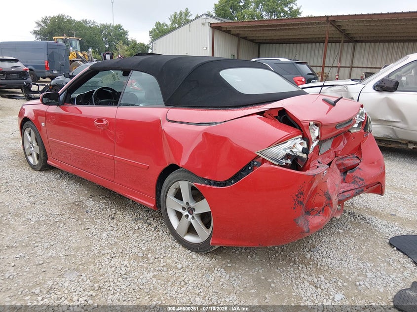 2010 Saab 9-3 VIN YS3FE7CY2A6001129 IAAI salvage auction — REAR END, Salvage (Ohio), sold $25 on 2026-08-05 (photo 3)