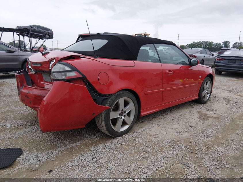 2010 Saab 9-3 VIN YS3FE7CY2A6001129 IAAI salvage auction — REAR END, Salvage (Ohio), sold $25 on 2026-08-05 (photo 4)