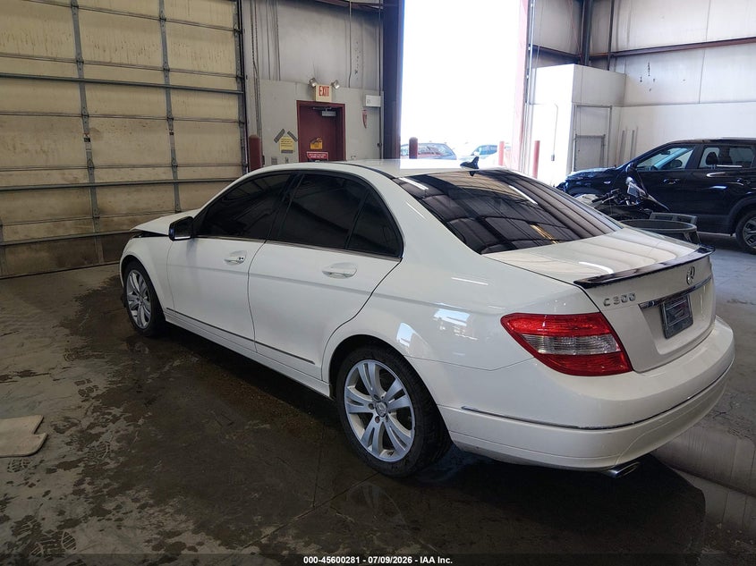 2010 Mercedes-benz C class VIN WDDGF8BB5AR090050 IAAI salvage auction — FRONT END, Salvage (Idaho), sold $875 on 2026-08-13 (photo 3)