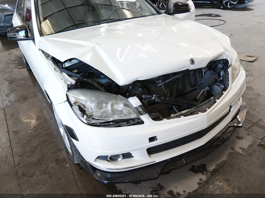 2010 Mercedes-benz C class VIN WDDGF8BB5AR090050 IAAI salvage auction — FRONT END, Salvage (Idaho), sold $875 on 2026-08-13 (photo 6)