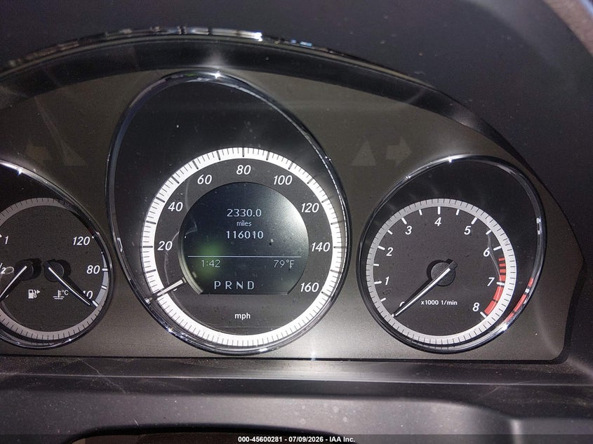 2010 Mercedes-benz C class VIN WDDGF8BB5AR090050 IAAI salvage auction — FRONT END, Salvage (Idaho), sold $875 on 2026-08-13 (photo 7)