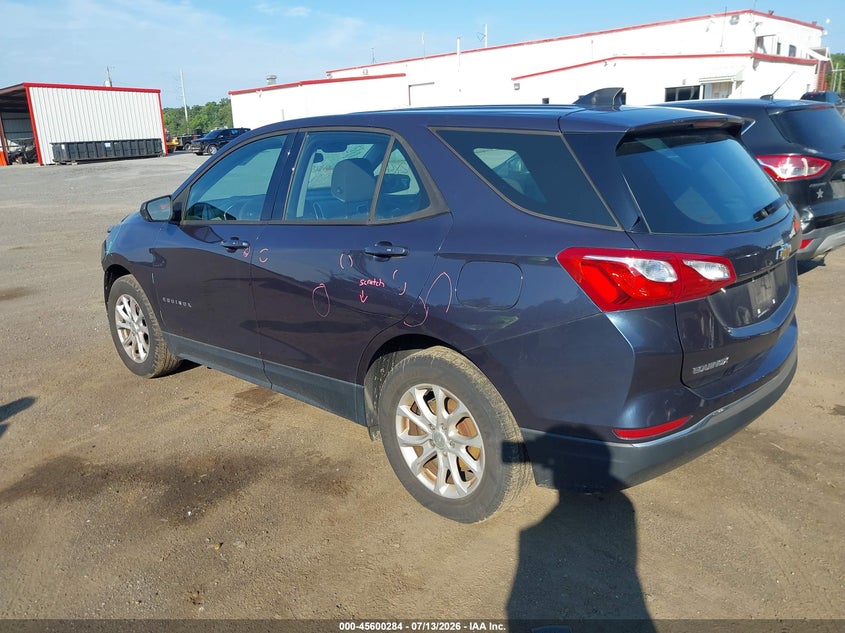 2018 Chevrolet Equinox VIN 3GNAXHEV0JL116362 IAAI salvage auction — FRONT END, Salvage - Greater Than 75% (Maryland), sold $1,950 on 2026-07-25 (photo 3)