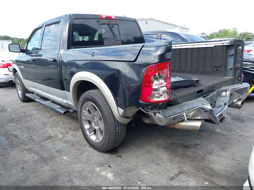 2009 Dodge Ram VIN 1D3HB13T89J530739 IAAI salvage auction — REAR END, Salvage (North Carolina), sold $1,400 on 2026-08-27 (photo 3)