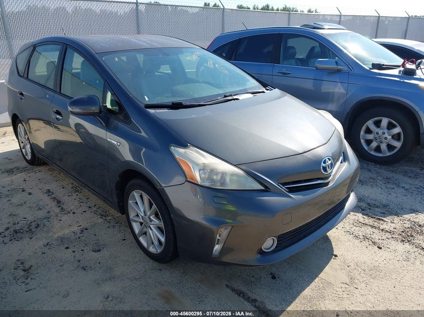 2013 Toyota Prius v VIN JTDZN3EU0D3252860 IAAI salvage auction — NORMAL WEAR, Clear (North Carolina), sold $2,550 on 2026-07-15 (photo 1)