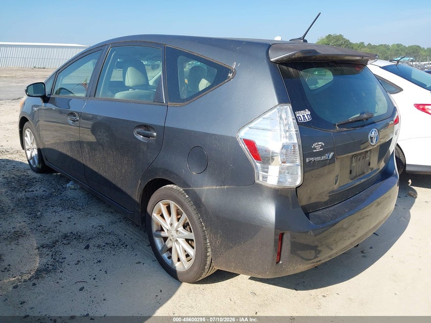 2013 Toyota Prius v VIN JTDZN3EU0D3252860 IAAI salvage auction — NORMAL WEAR, Clear (North Carolina), sold $2,550 on 2026-07-15 (photo 3)