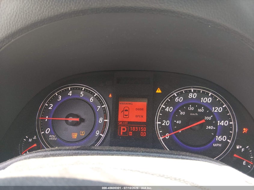 2008 Infiniti G37 VIN JNKCV64E88M118470 IAAI salvage auction — NORMAL WEAR, Clear-Dealer Only (North Carolina), sold $500 on 2026-07-29 (photo 7)