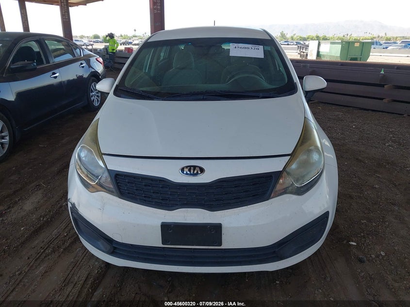 2014 Kia Rio VIN KNADM4A32E6341293 IAAI salvage auction — NORMAL WEAR, Clear-Dealer Only (Arizona), sold $650 on 2026-07-28 (photo 6)