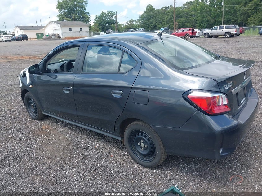 2024 Mitsubishi Mirage VIN ML32FUFJ7RHF02183 IAAI salvage auction — FRONT END, Wait Title, sold $1,850 on 2026-09-10 (photo 3)