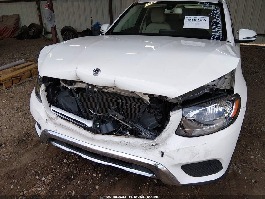 2019 Mercedes-benz Glc VIN WDC0G4JB4KV126817 IAAI salvage auction — FRONT END, Salvage Title, sold $4,550 on 2026-08-12 (photo 6)
