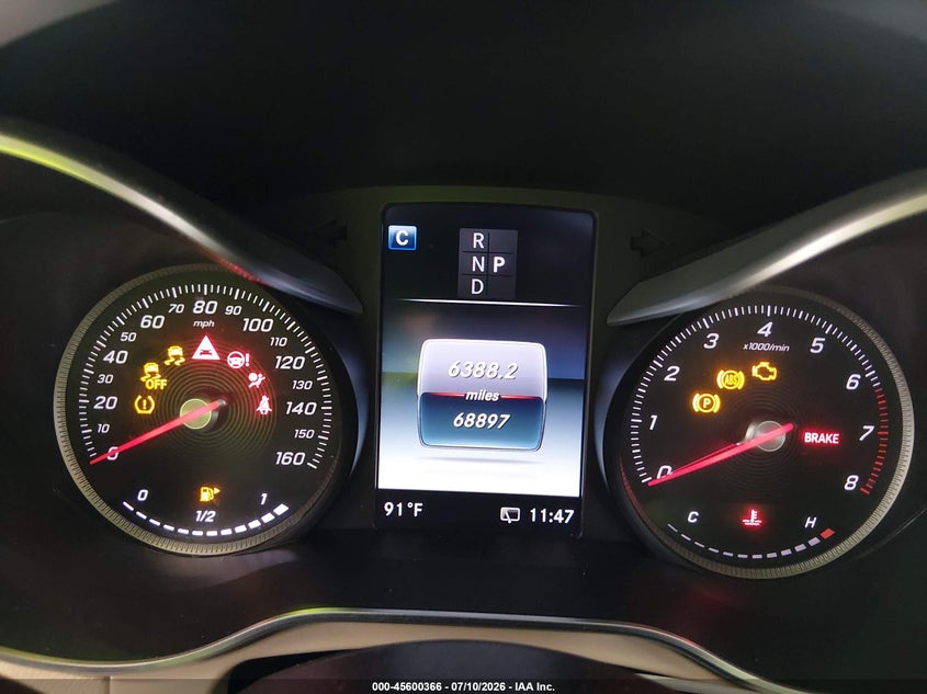 2019 Mercedes-benz Glc VIN WDC0G4JB4KV126817 IAAI salvage auction — FRONT END, Salvage Title, sold $4,550 on 2026-08-12 (photo 7)