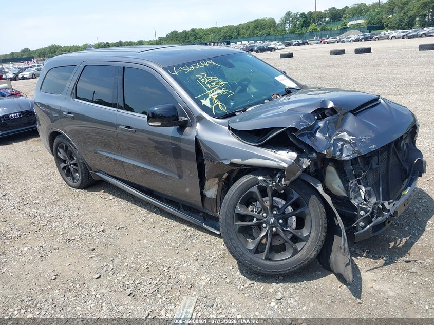 2020 Dodge Durango VIN 1C4SDJCT2LC161686 IAAI salvage auction — FRONT & REAR, Salvage Title, sold $1,400 on 2026-08-23 (photo 1)