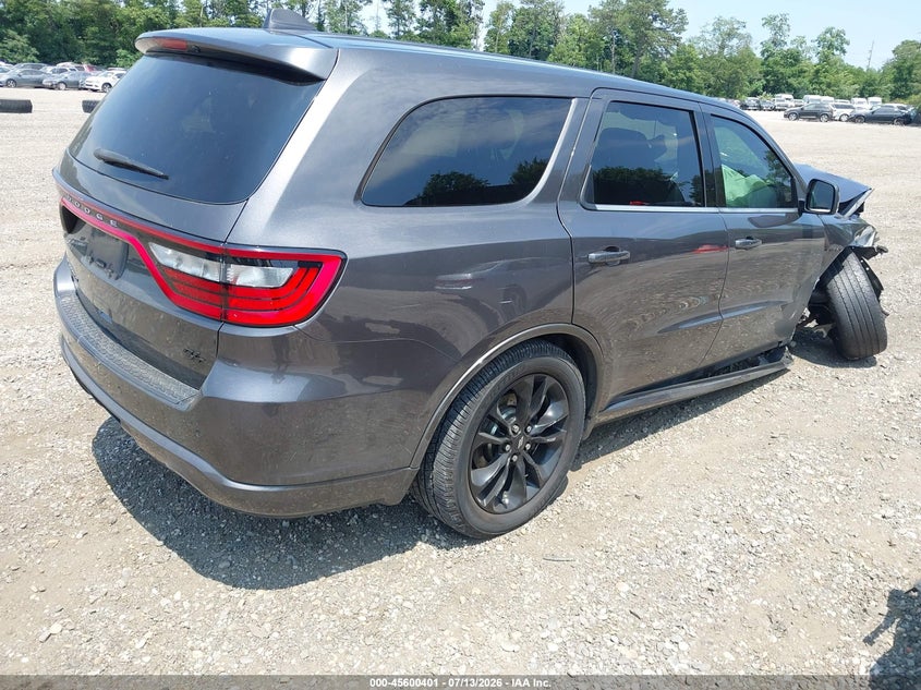 2020 Dodge Durango VIN 1C4SDJCT2LC161686 IAAI salvage auction — FRONT & REAR, Salvage Title, sold $1,400 on 2026-08-23 (photo 4)