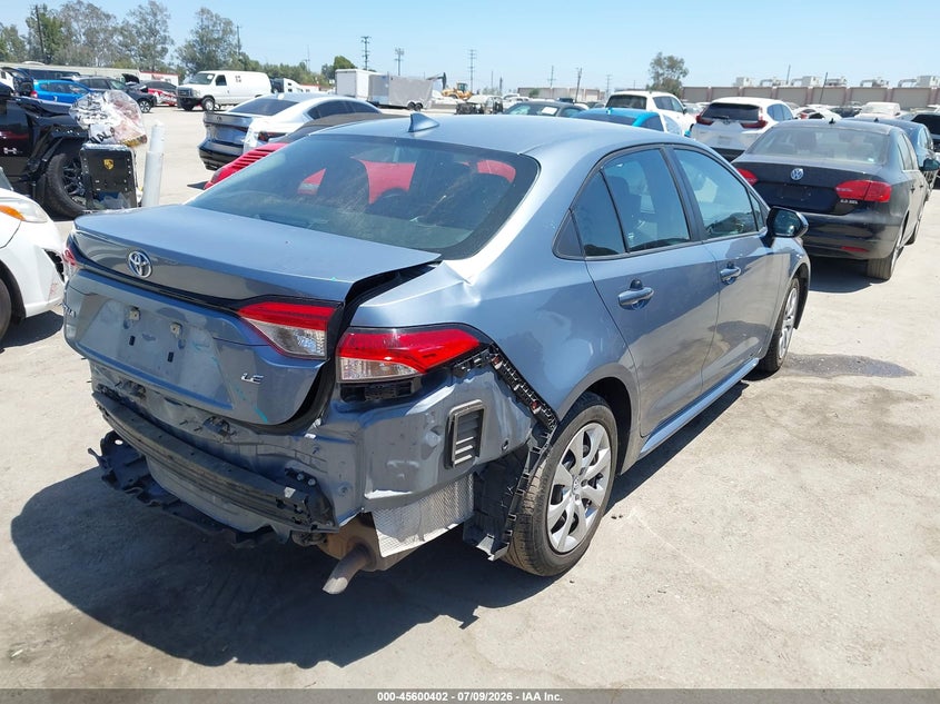 2022 Toyota Corolla VIN 5YFEPMAE5NP339501 IAAI salvage auction — REAR END, Salvage Title, sold $6,000 on 2026-07-29 (photo 4)