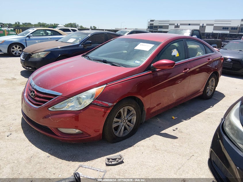 2013 Hyundai Sonata VIN 5NPEB4ACXDH543624 IAAI salvage auction — NORMAL WEAR, Original (Texas), sold $250 on 2026-07-28 (photo 2)
