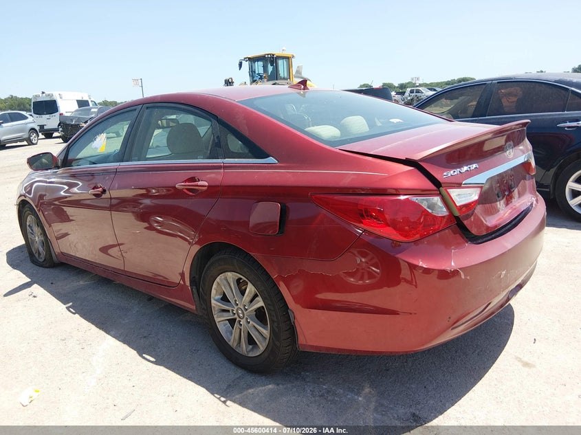 2013 Hyundai Sonata VIN 5NPEB4ACXDH543624 IAAI salvage auction — NORMAL WEAR, Original (Texas), sold $250 on 2026-07-28 (photo 3)