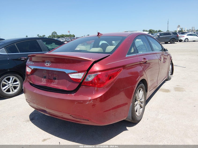 2013 Hyundai Sonata VIN 5NPEB4ACXDH543624 IAAI salvage auction — NORMAL WEAR, Original (Texas), sold $250 on 2026-07-28 (photo 6)
