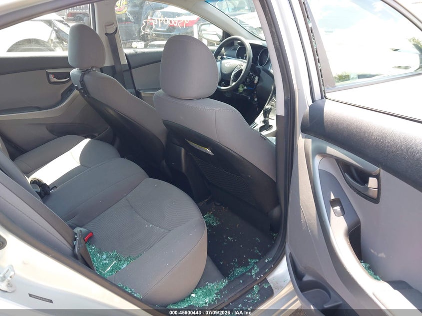 2015 Hyundai Elantra VIN 5NPDH4AE8FH554412 IAAI salvage auction — NORMAL WEAR, Salvage Title, sold $925 on 2026-07-28 (photo 8)