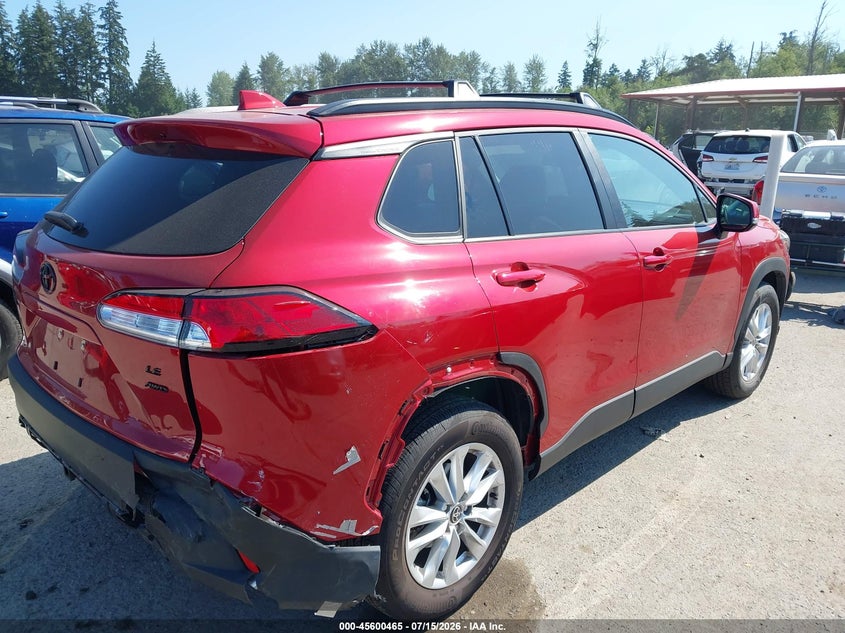 2023 Toyota Corolla cross VIN 7MUBAABG5PV063498 IAAI salvage auction — RIGHT REAR, Bill Of Sale (Washington), sold $10,100 on 2026-07-29 (photo 4)