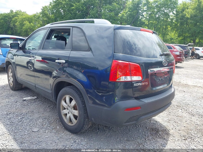2013 Kia Sorento VIN 5XYKT4A69DG334165 IAAI salvage auction — NORMAL WEAR, Salvage Title, sold $625 on 2026-07-28 (photo 3)