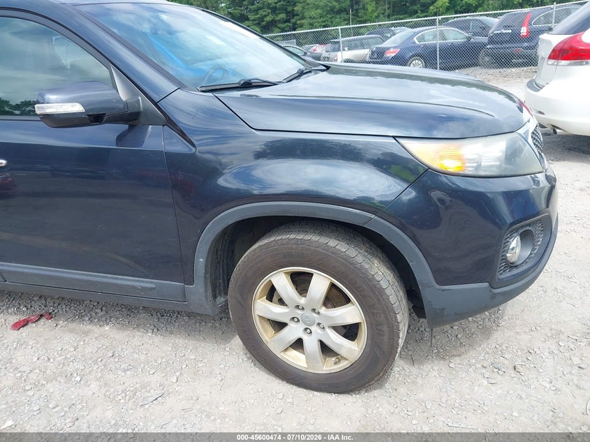 2013 Kia Sorento VIN 5XYKT4A69DG334165 IAAI salvage auction — NORMAL WEAR, Salvage Title, sold $625 on 2026-07-28 (photo 6)