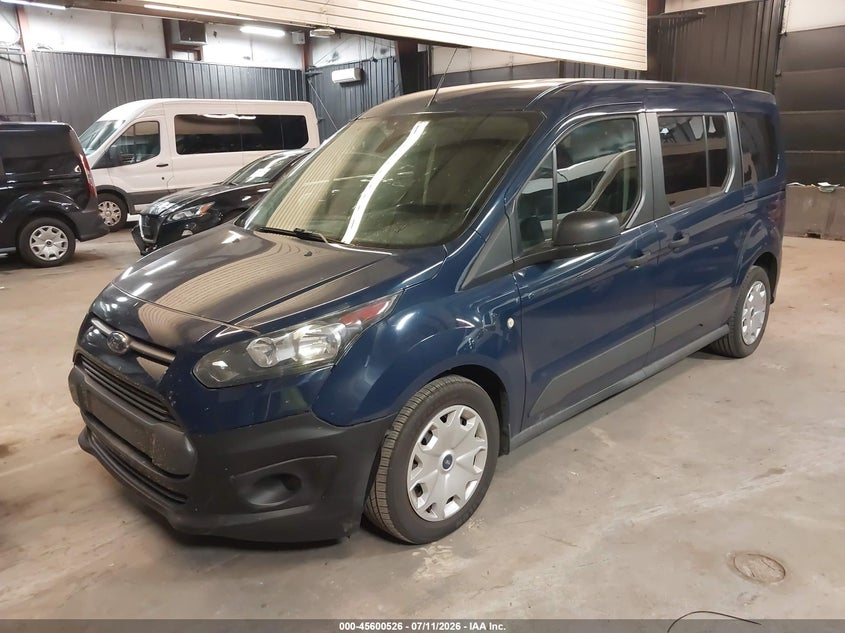 2018 Ford Transit connect VIN NM0GE9E71J1342706 IAAI salvage auction — LEFT REAR, Sf97 (New York), sold $12,400 on 2026-08-20 (photo 2)