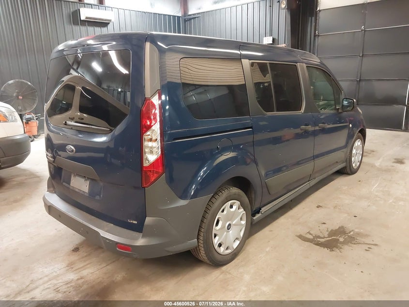 2018 Ford Transit connect VIN NM0GE9E71J1342706 IAAI salvage auction — LEFT REAR, Sf97 (New York), sold $12,400 on 2026-08-20 (photo 4)