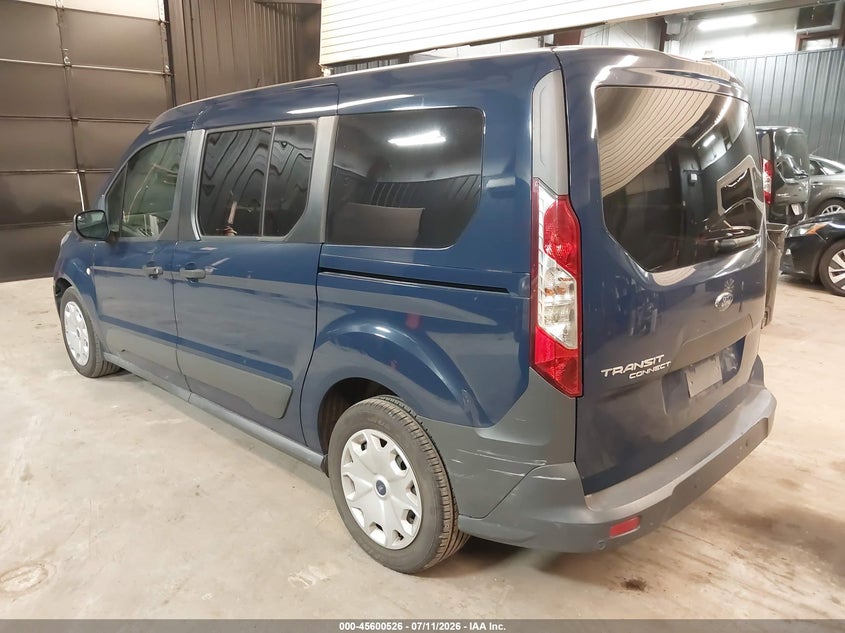 2018 Ford Transit connect VIN NM0GE9E71J1342706 IAAI salvage auction — LEFT REAR, Sf97 (New York), sold $12,400 on 2026-08-20 (photo 6)