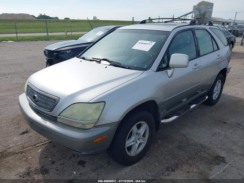 1999 Lexus Rx 300 VIN JT6HF10UXX0090639 IAAI salvage auction — NORMAL WEAR, Clear (Illinois), sold $375 on 2026-07-29 (photo 2)