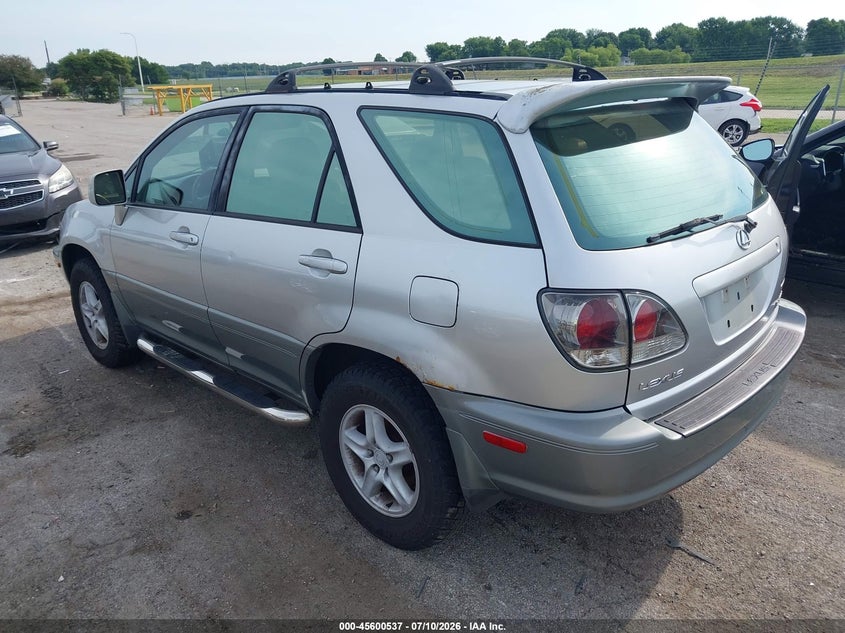 1999 Lexus Rx 300 VIN JT6HF10UXX0090639 IAAI salvage auction — NORMAL WEAR, Clear (Illinois), sold $375 on 2026-07-29 (photo 3)