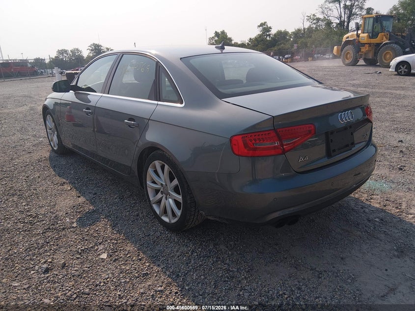 2013 Audi A4 VIN WAUHFAFL3DN016899 IAAI salvage auction — UNDERCARRIAGE, Salvage (Ohio), sold $1,350 on 2026-07-28 (photo 3)