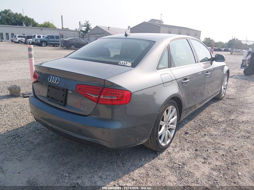 2013 Audi A4 VIN WAUHFAFL3DN016899 IAAI salvage auction — UNDERCARRIAGE, Salvage (Ohio), sold $1,350 on 2026-07-28 (photo 4)