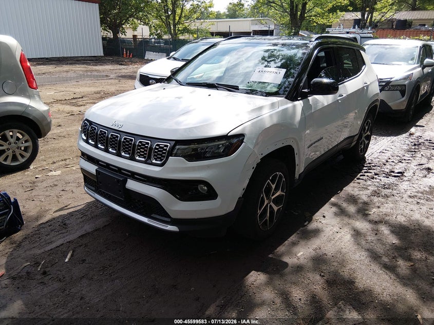 2026 Jeep Compass VIN 3C4NJDCN6TT182635 IAAI salvage auction — LEFT FRONT, Enterprise Vehicles Clear Only (Missouri), sold $15,850 on 2026-07-23 (photo 2)