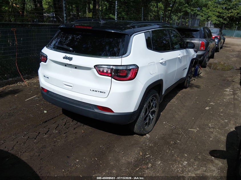 2026 Jeep Compass VIN 3C4NJDCN6TT182635 IAAI salvage auction — LEFT FRONT, Enterprise Vehicles Clear Only (Missouri), sold $15,850 on 2026-07-23 (photo 4)