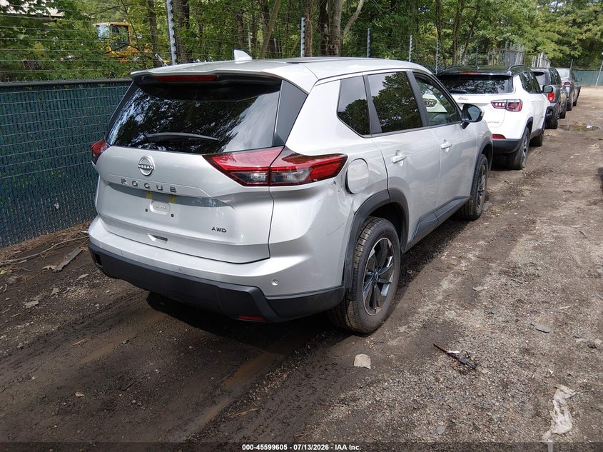 2025 Nissan Rogue VIN JN8BT3BB5SW158368 IAAI salvage auction — REAR END, Enterprise Vehicles Clear Only (New Jersey), sold $14,100 on 2026-07-16 (photo 4)