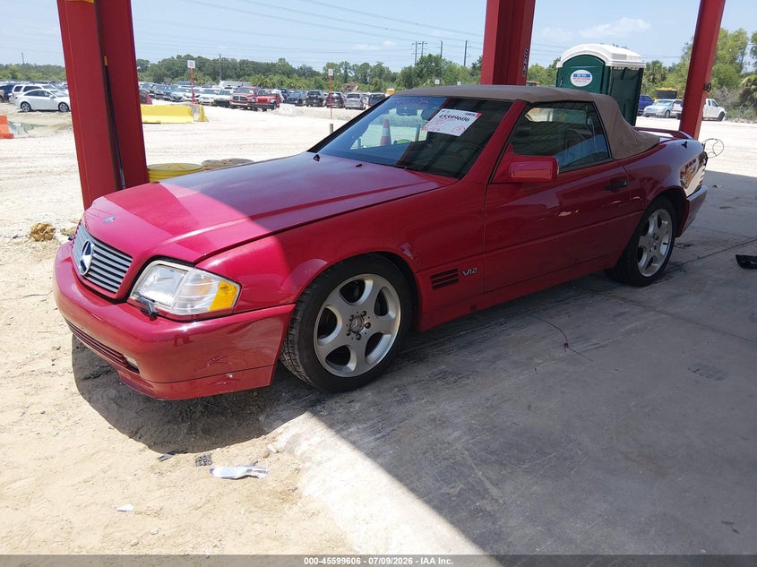 1995 Mercedes-benz Sl-class VIN WDBFA76E5SF119177 IAAI salvage auction — NORMAL WEAR, Clear (Florida), sold $9,200 on 2026-07-28 (photo 2)