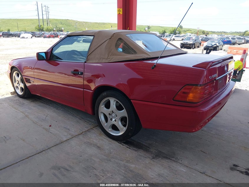1995 Mercedes-benz Sl-class VIN WDBFA76E5SF119177 IAAI salvage auction — NORMAL WEAR, Clear (Florida), sold $9,200 on 2026-07-28 (photo 3)