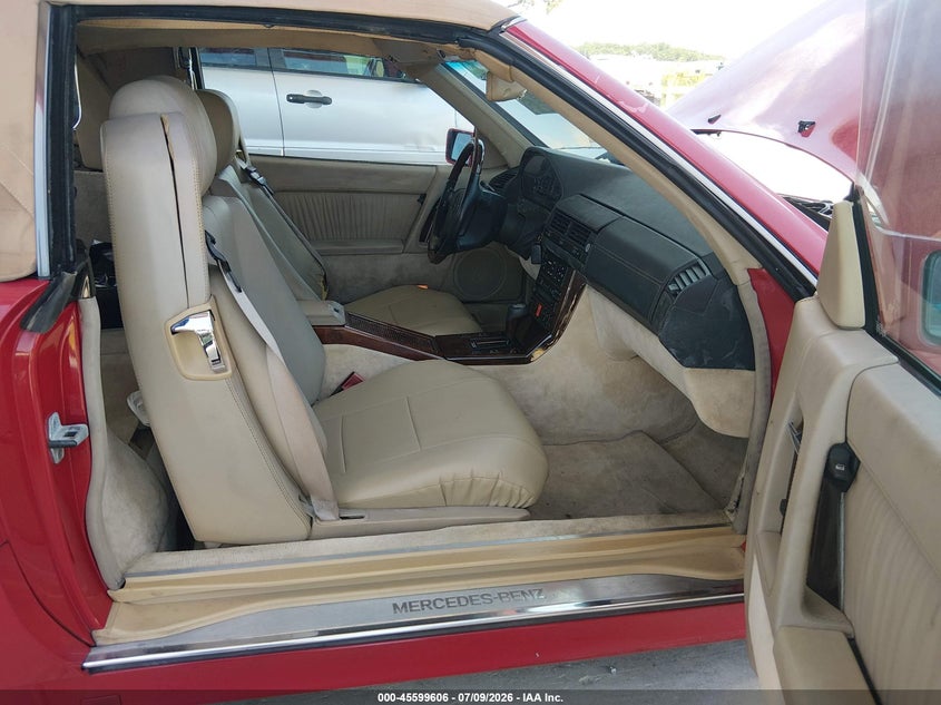 1995 Mercedes-benz Sl-class VIN WDBFA76E5SF119177 IAAI salvage auction — NORMAL WEAR, Clear (Florida), sold $9,200 on 2026-07-28 (photo 5)