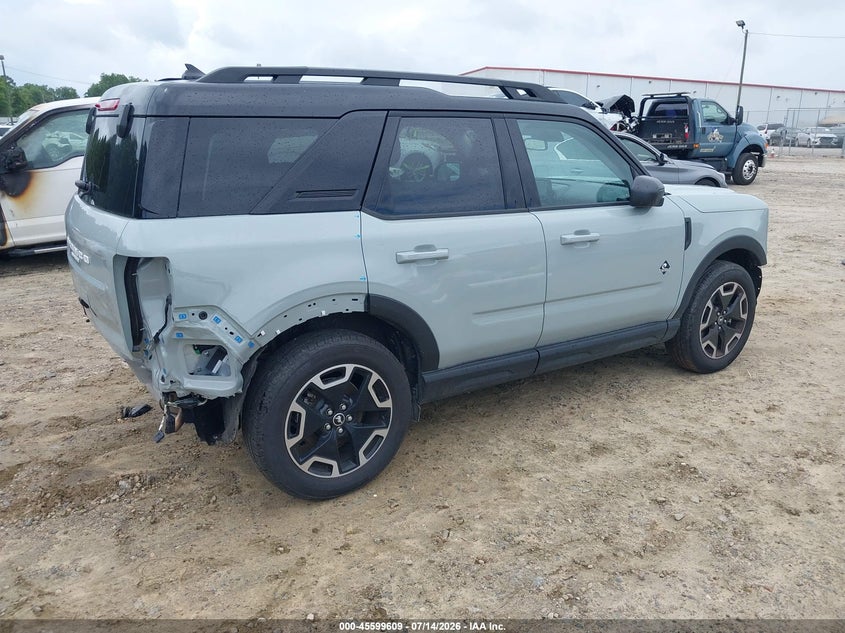 2024 Ford Bronco sport VIN 3FMCR9C61RRF24290 IAAI salvage auction — FRONT & REAR, Salvage (Georgia), sold $8,850 on 2026-08-20 (photo 4)