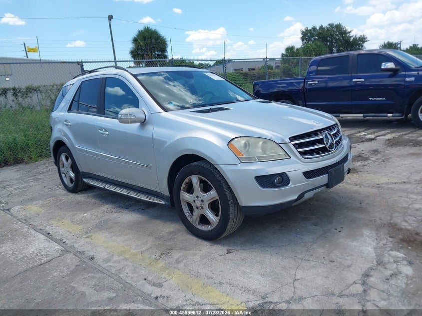 2008 Mercedes-benz M-klasse VIN 4JGBB22E48A344990 IAAI salvage auction — REAR END, Rebuildable (Florida), sold $775 on 2026-07-31 (photo 1)