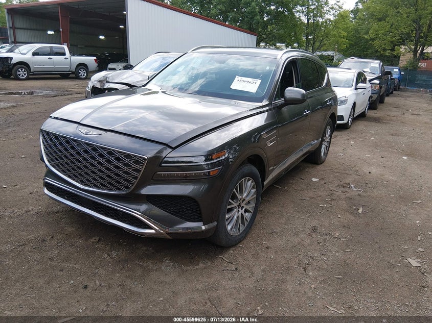 2025 Genesis Gv80 VIN KMUHFESB5SU260397 IAAI salvage auction — REAR END, Enterprise Vehicles Clear Only (Alabama), sold $17,100 on 2026-07-16 (photo 2)