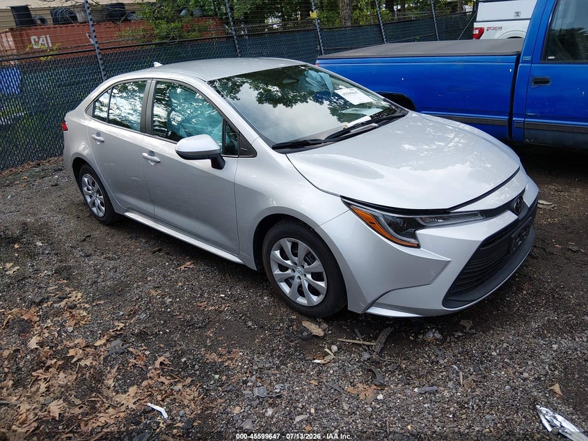 2025 Toyota Corolla VIN 5YFB4MDE9SP268385 IAAI salvage auction — LEFT FRONT, Enterprise Vehicles Clear Only (Colorado), sold $11,750 on 2026-07-16 (photo 1)