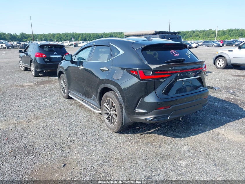 2024 Lexus Nx VIN JTJGGCEZ5R2017829 IAAI salvage auction — SIDE, Salvage - 75% Or Less (Maryland), sold $15,200 on 2026-07-30 (photo 3)