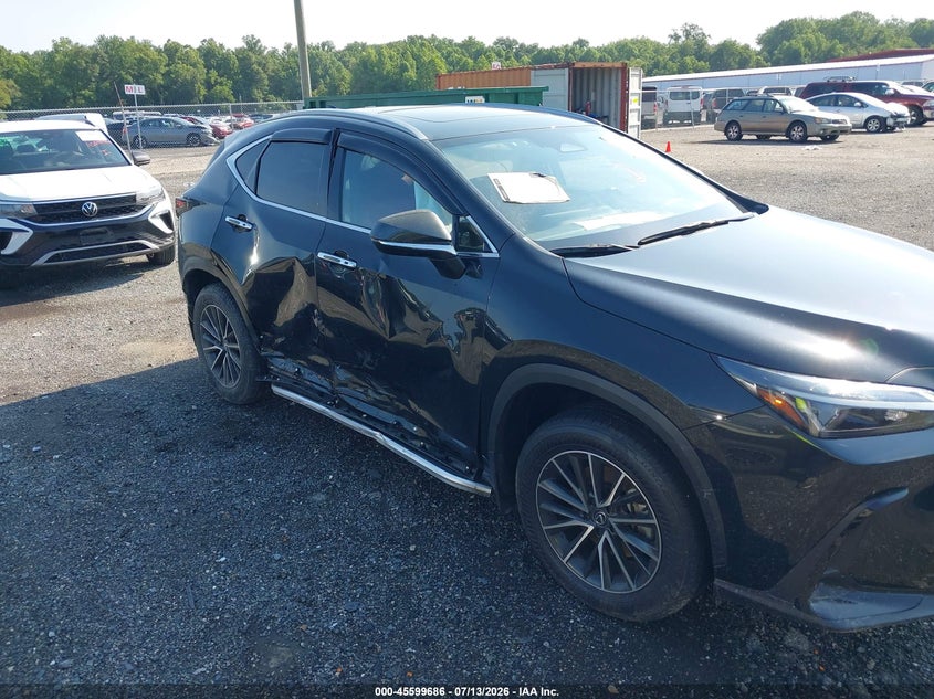 2024 Lexus Nx VIN JTJGGCEZ5R2017829 IAAI salvage auction — SIDE, Salvage - 75% Or Less (Maryland), sold $15,200 on 2026-07-30 (photo 6)
