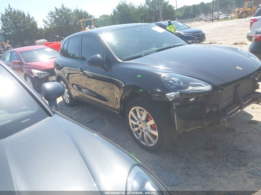 2015 Porsche Cayenne VIN WP1AC2A24FLA80853 IAAI salvage auction — FRONT END, Salvage (North Carolina), sold $6,600 on 2026-07-26 (photo 1)
